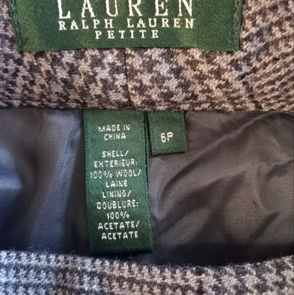 Ralph Lauren Wool Preppy Classic Checked Plaid Quiet Luxury Casual Comfy Pants - Picture 6 of 8